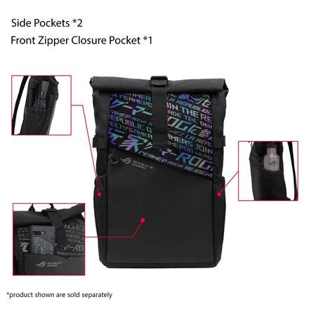 Asus BP4701 ROG BACKPACK/15_17 , Asus , Notebook carrying backpack , BP4701 , Fits up to size 17 , Backpack , Black