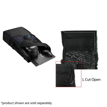 Asus BP4701 ROG BACKPACK/15_17 , Asus , Notebook carrying backpack , BP4701 , Fits up to size 17 , Backpack , Black