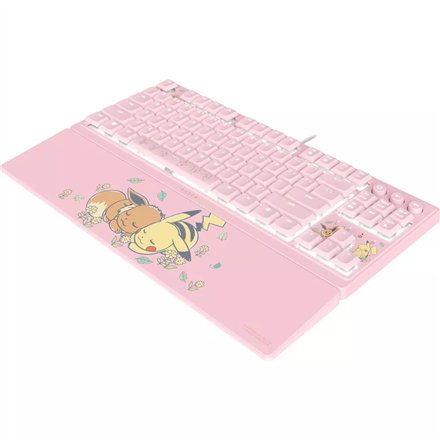 Razer Ornata V3 Tenkeyless , Gaming keyboard , Wired , US , Razer Mecha-Membrane Switches , Wrist Rest , Pikachu Eevee Edition