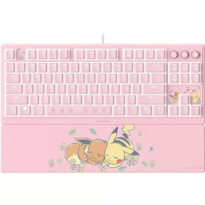 Razer Ornata V3 Tenkeyless , Gaming keyboard , Wired , US , Razer Mecha-Membrane Switches , Wrist Rest , Pikachu Eevee Edition