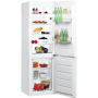 INDESIT Refrigerator LI8 S1E W Energy efficiency class F, Free standing, Combi, Height 188.9 cm, Fridge net capacity 228 L, Freezer net capacity 111 L, 39 dB, White