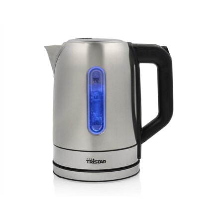 Tristar , Kettle , WK-1344 , Electric , 2200 W , 1.7 L , Stainless steel , 360° rotational base , Silver