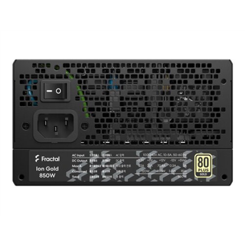 Fractal Design , Fully modular PSU , ION Gold 850W , 850 W