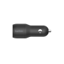 Belkin , Dual USB-A Car Charger 24W + USB-A to Lightning Cable , BOOST CHARGE