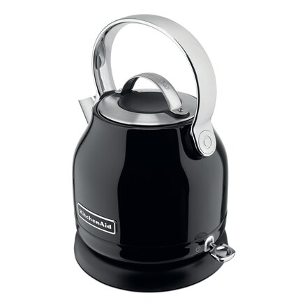 KitchenAid Kettle , 5KEK1222EOB , Electric , 2200 W , 1.25 L , Stainless steel , 360° rotational base , Black