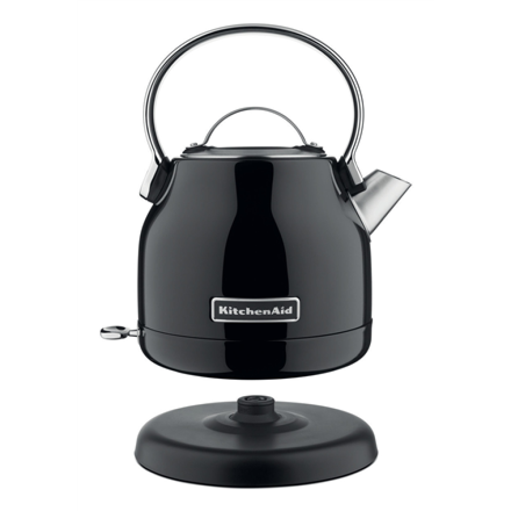 KitchenAid Kettle , 5KEK1222EOB , Electric , 2200 W , 1.25 L , Stainless steel , 360° rotational base , Black