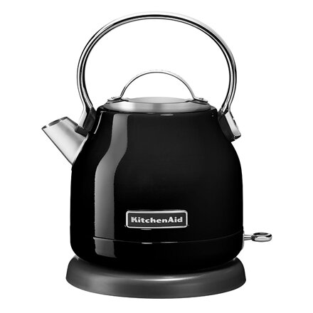 KitchenAid Kettle , 5KEK1222EOB , Electric , 2200 W , 1.25 L , Stainless steel , 360° rotational base , Black