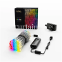 Twinkly Curtain Smart LED 400 RGBW 1.5x2.1m Transparent wire,RGB+W