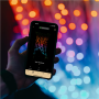 Twinkly Curtain Smart LED 400 RGBW 1.5x2.1m Transparent wire,RGB+W