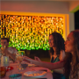 Twinkly Curtain Smart LED 400 RGBW 1.5x2.1m Transparent wire,RGB+W