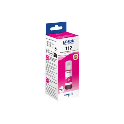Epson 112 EcoTank Pigment , C13T06C34A , Ink Bottle , Magenta