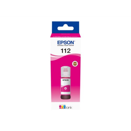 Epson 112 EcoTank Pigment , C13T06C34A , Ink Bottle , Magenta