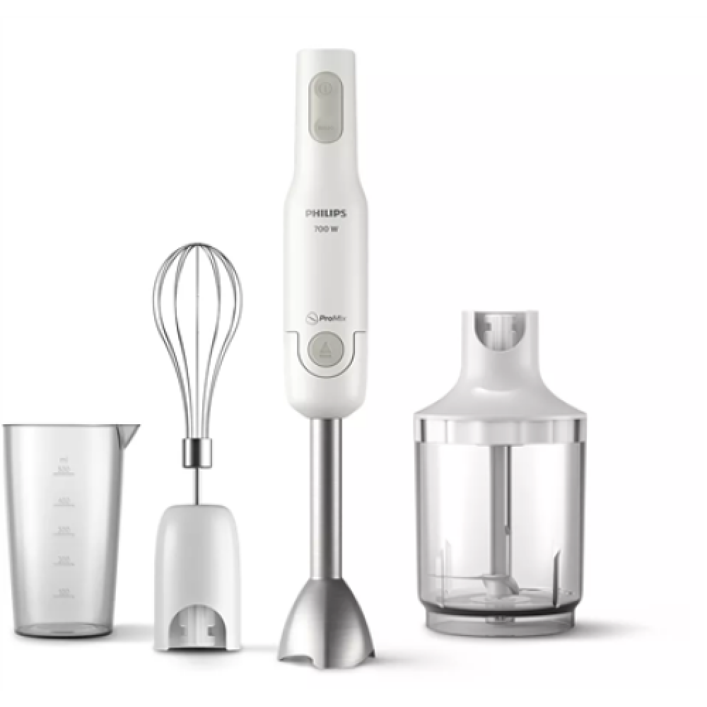 Philips Hand Blender HR2545/00 700 W, Jar material Plastic, Jar capacity 1 L, White
