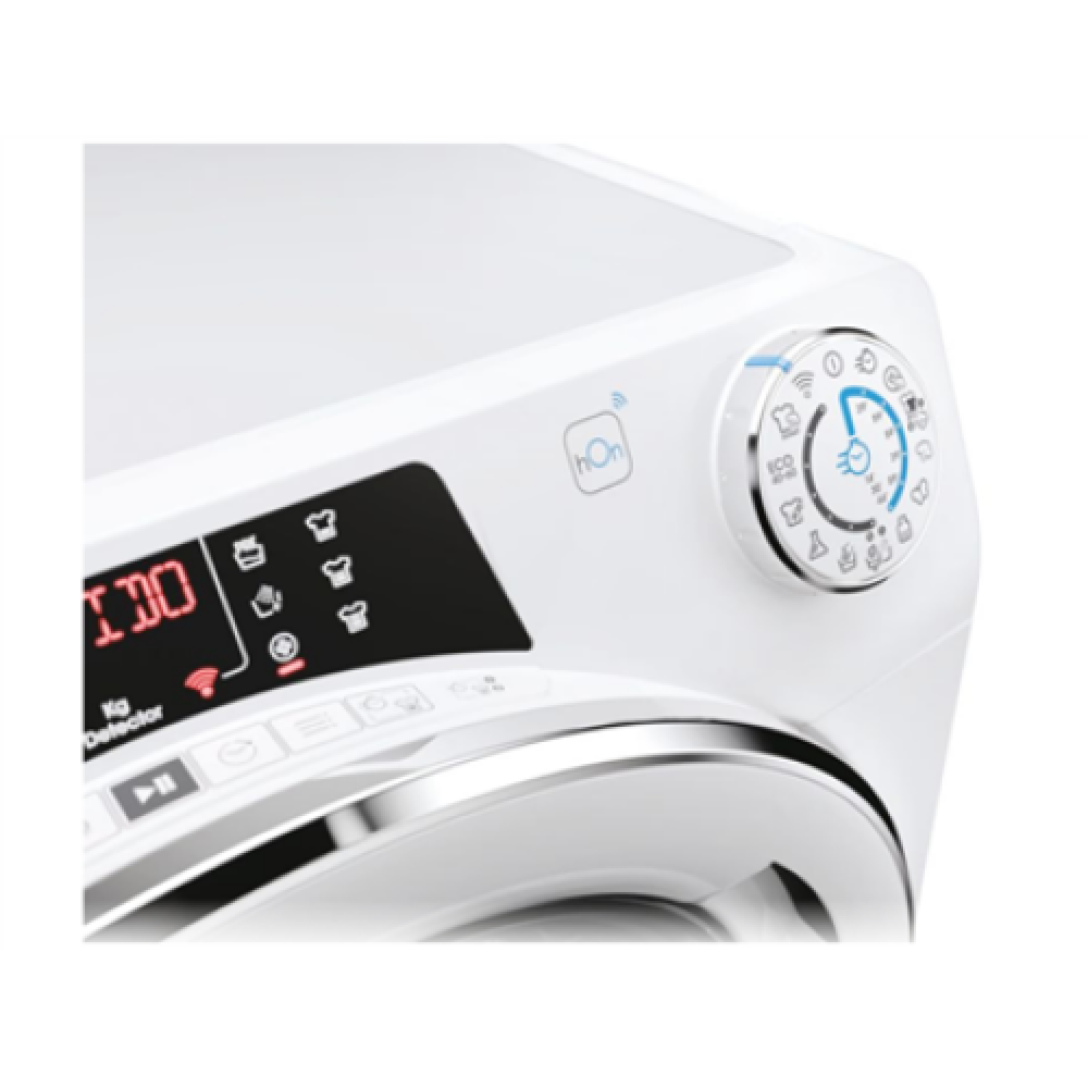 Candy , Washing Machine , RO 4106DWMC7/1-S , Energy efficiency class A , Front loading , Washing capacity 10 kg , 1400 RPM , Depth 58 cm , Width 60 cm , TFT , Steam function , White