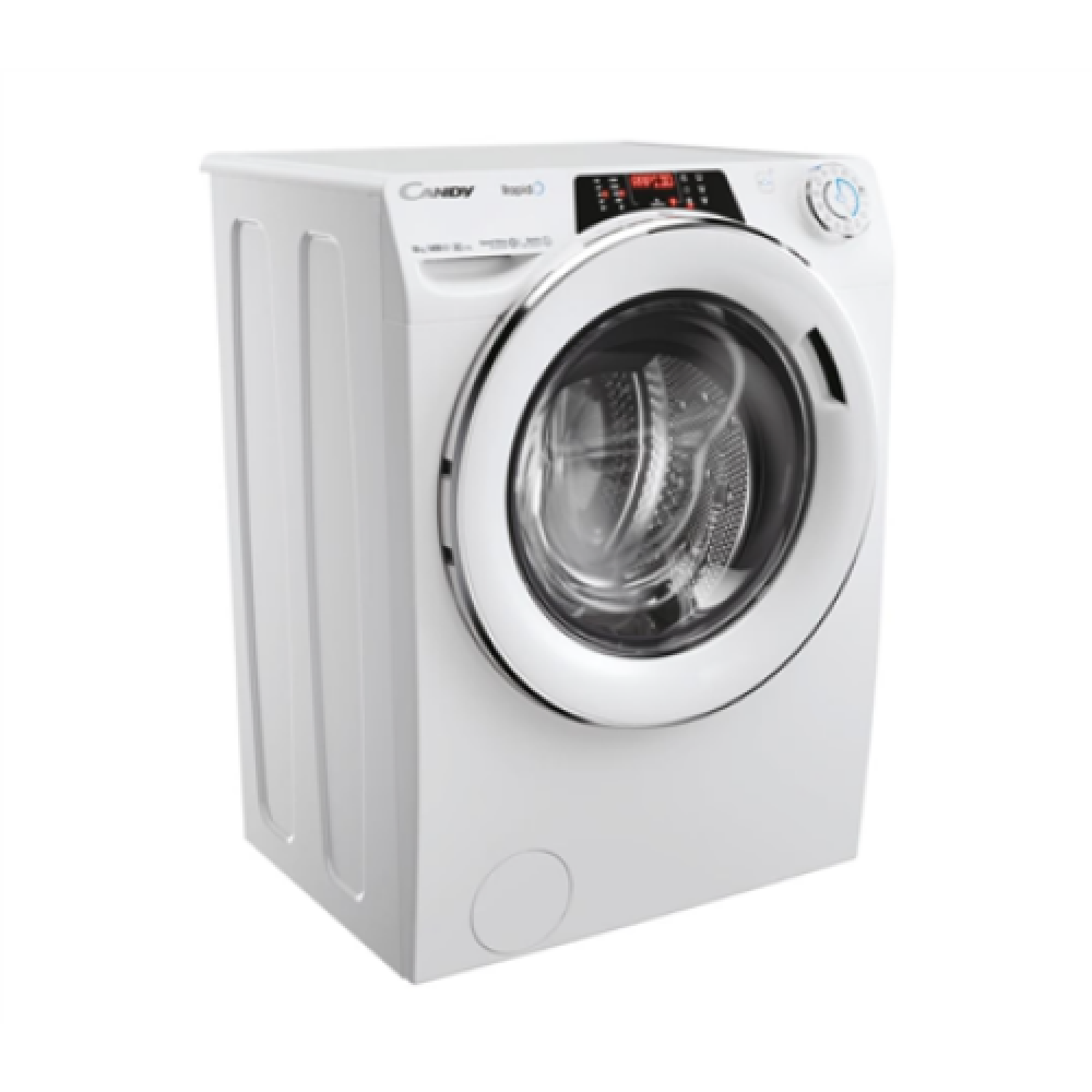 Candy , Washing Machine , RO 4106DWMC7/1-S , Energy efficiency class A , Front loading , Washing capacity 10 kg , 1400 RPM , Depth 58 cm , Width 60 cm , TFT , Steam function , White