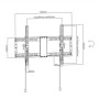 Gembird , Wall mount , Tilt , 37-80 , Maximum weight (capacity) 70 kg , Black