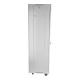SOMI Networks , 27U, 19″ Freestanding Cabinet , 27U-60/60NAC , Max Load 800kg; Removable and Lockable Side Panels; Glass Doors; Unassembled , Depth: 60 cm , Gray