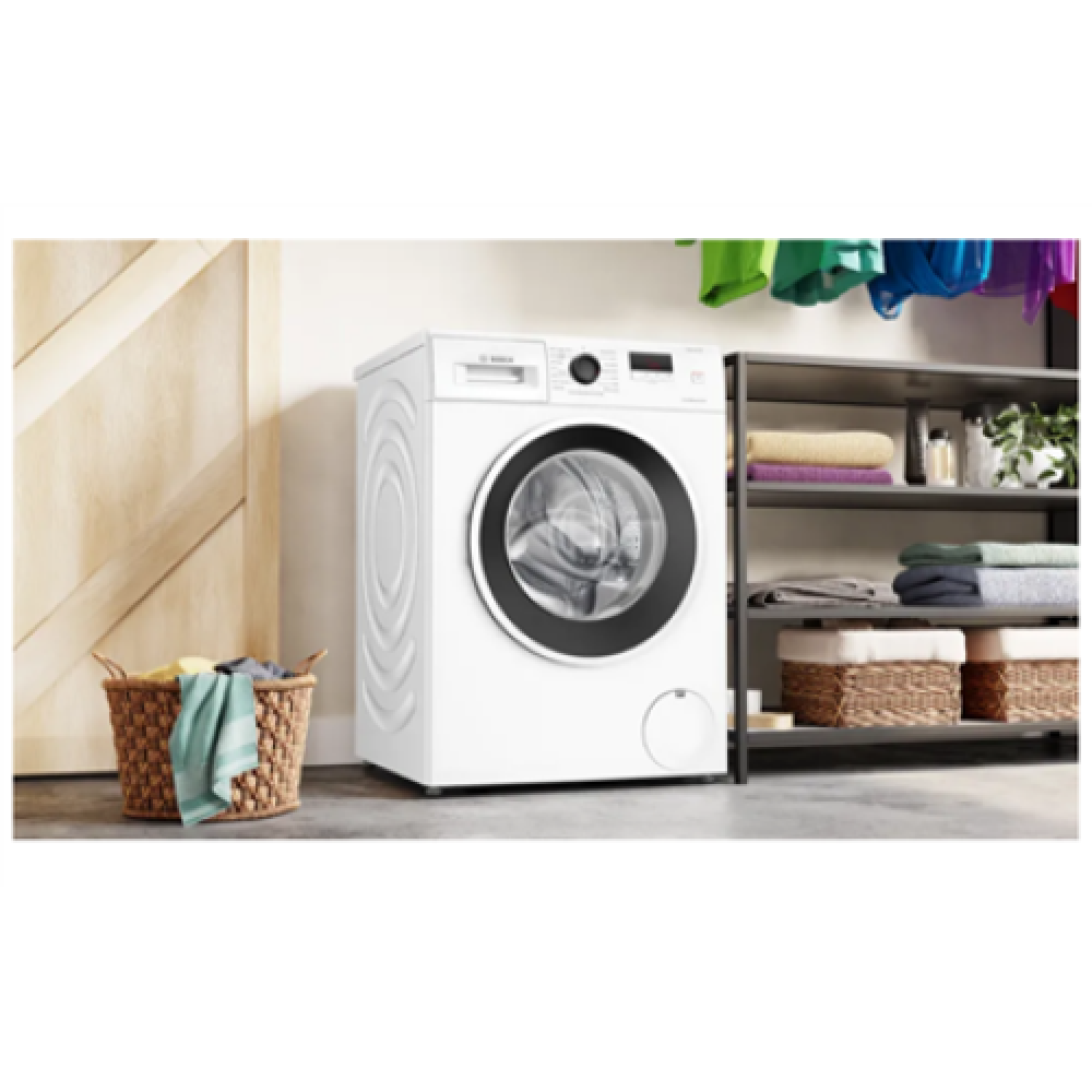 Bosch Washing Machine , WGE0240ASN , Energy efficiency class A , Front loading , Washing capacity 7 kg , 1400 RPM , Depth 59 cm , Width 60 cm , Display , LED , Direct drive , White