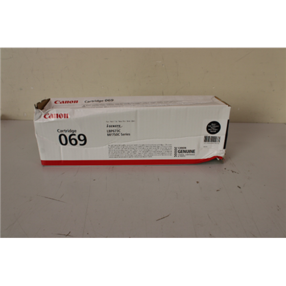 SALE OUT. CANON CRG 069 BK, DAMAGED PACKAGING , Canon Cartridge , 069 , Toner Cartridge , Black , DAMAGED PACKAGING