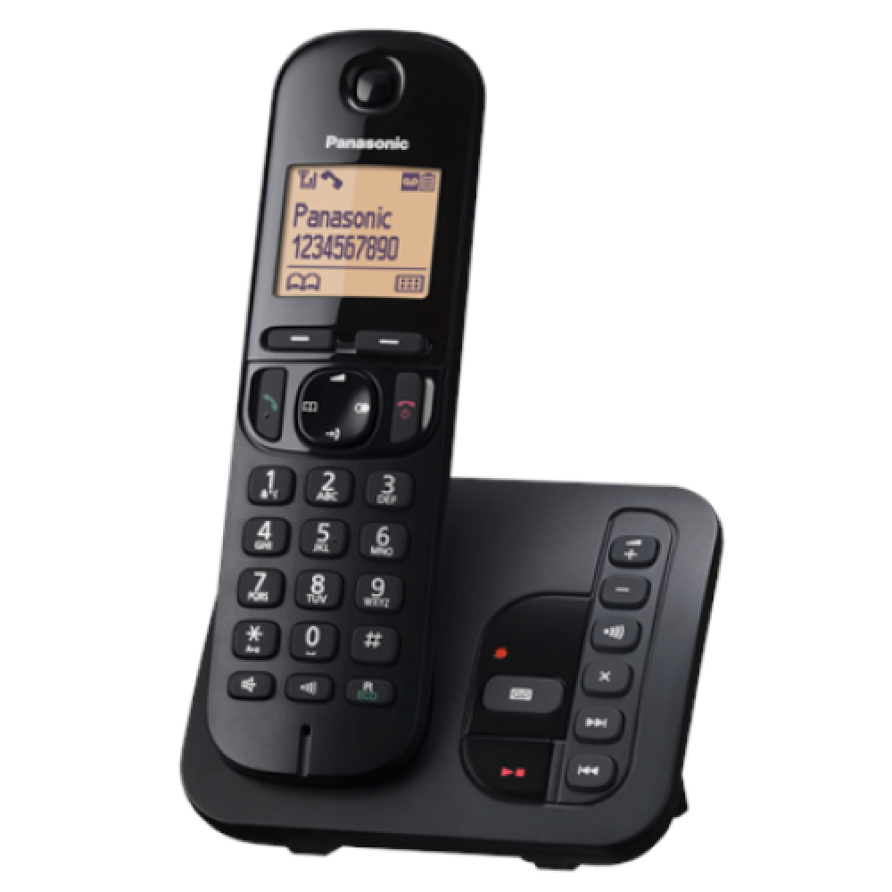 Panasonic , Cordless , KX-TGC220FXB , Built-in display , Caller ID , Black , Phonebook capacity 50 entries , Speakerphone