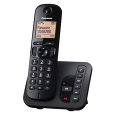 Panasonic Cordless KX-TGC220FXB Black, Built-in display, Speakerphone, Caller ID, Phonebook capacity 50 entries
