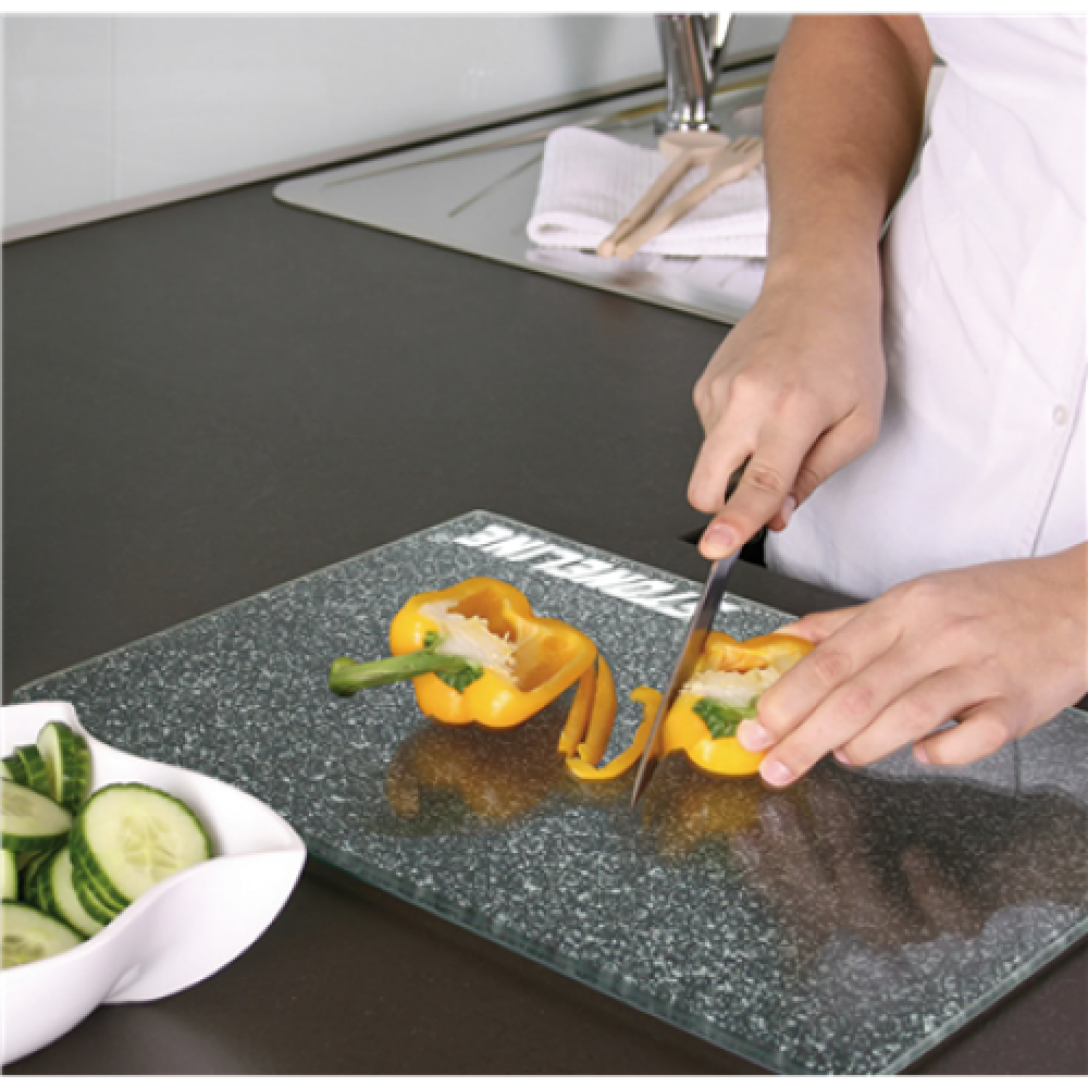 Stoneline Glass Cutting Board Set, Non-Slip, 2 pcs Stoneline