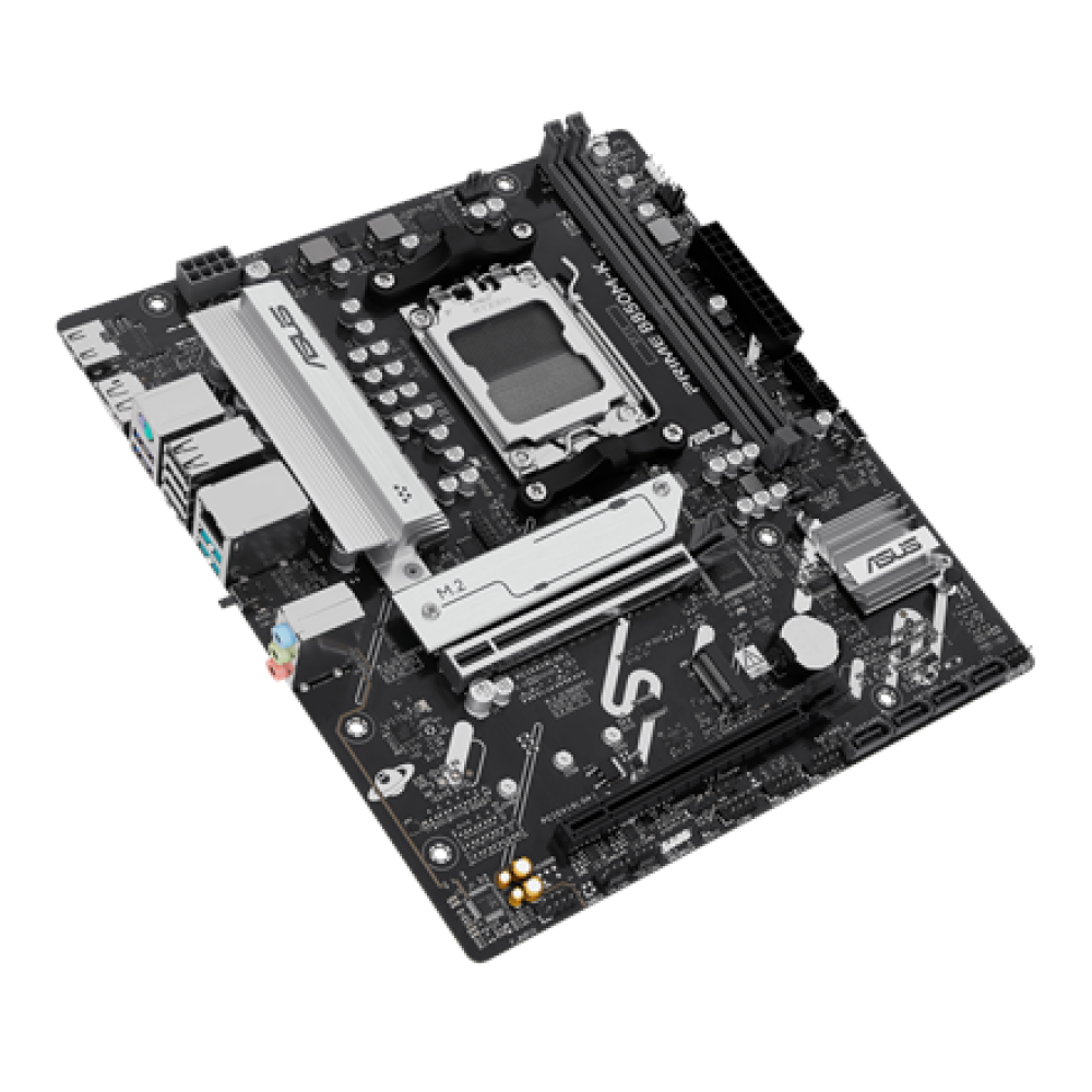 Asus PRIME B850M-K , Processor family AMD , Processor socket AM5 , DDR5 , Supported hard disk drive interfaces SATA, M.2 , Number of SATA connectors 4