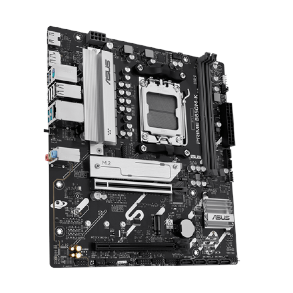 Asus PRIME B850M-K , Processor family AMD , Processor socket AM5 , DDR5 , Supported hard disk drive interfaces SATA, M.2 , Number of SATA connectors 4