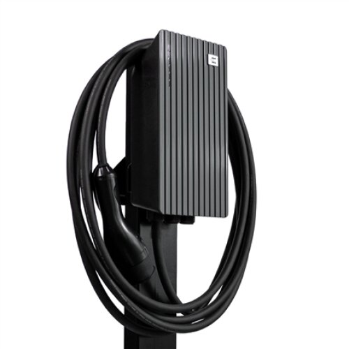 Teltonika Energy TeltoCharge 32A, 3 phase, 22kW, 5m cable, WiFi/BLE/ETH/NFC/RS485 slate grey color 32 A, 5 m, 22 kW, Slate grey
