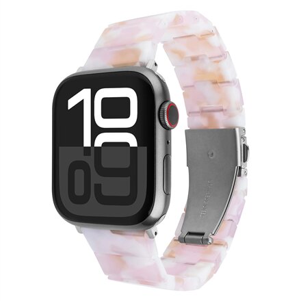 Fixed , Resin Strap for Apple Watch 38/40/41mm , Epoxy Resin , Candy Pink