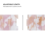 Fixed , Resin Strap for Apple Watch 38/40/41mm , Candy Pink , Epoxy Resin