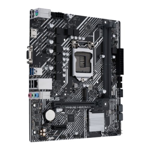 Asus , PRIME H510M-K , Processor family Intel , Processor socket LGA1200 , DDR4 , Memory slots 2 , Supported hard disk drive interfaces SATA, M.2 , Number of SATA connectors 4 , Chipset H510 , Micro ATX