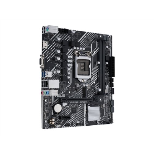Asus , PRIME H510M-K , Processor family Intel , Processor socket LGA1200 , DDR4 , Memory slots 2 , Supported hard disk drive interfaces SATA, M.2 , Number of SATA connectors 4 , Chipset H510 , Micro ATX