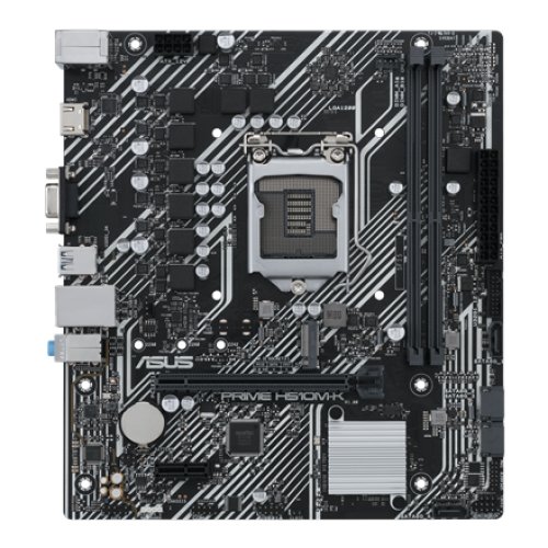 Asus , PRIME H510M-K , Processor family Intel , Processor socket LGA1200 , DDR4 , Memory slots 2 , Supported hard disk drive interfaces SATA, M.2 , Number of SATA connectors 4 , Chipset H510 , Micro ATX