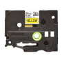 Brother , TZe-FX651 Flexible ID Laminated Tape , Black on Yellow , TZe , 8 m , 2.4 cm
