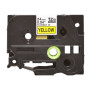 Brother , TZe-FX651 Flexible ID Laminated Tape , Black on Yellow , TZe , 8 m , 2.4 cm