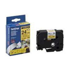 Brother , TZe-FX651 Flexible ID Laminated Tape , Black on Yellow , TZe , 8 m , 2.4 cm Brother , TZe-FX651 Flexible ID Laminated Tape , Black on Yellow , TZe , 8 m , 2.4 cm