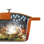Stoneline , Roaster , 20093 , 5 L , 28 cm , die-cast aluminium , Volcanic , Lid included