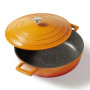 Stoneline , Roaster , 20093 , 5 L , 28 cm , die-cast aluminium , Volcanic , Lid included