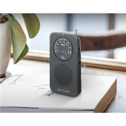 Muse , Pocket radio , M-01 RS , Black