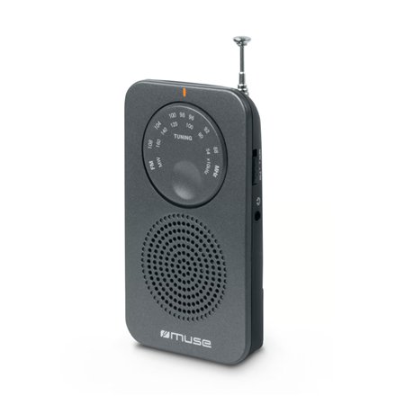 Muse , Pocket radio , M-01 RS , Black