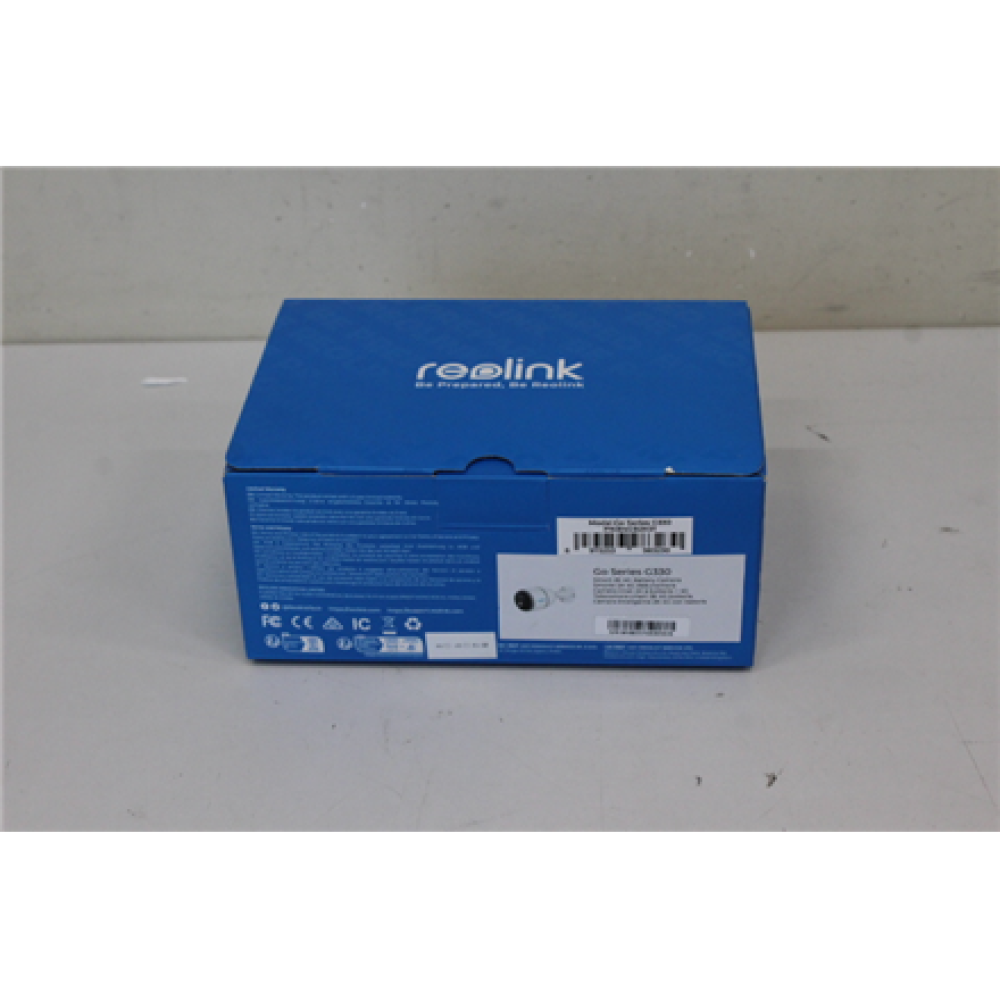 SALE OUT. Reolink Go Series G330 2K 4MP 4G LTE Wireless Battery Camera with Person/Vehicle Detection, White , Reolink , Camera , Go Series G330 , 24 month(s) , Bullet , 4 MP , Fixed , IP65 , H.265 , Micro SD, Max. 128GB , UNPACKED, SCRATCHES ON FRONT, MIS