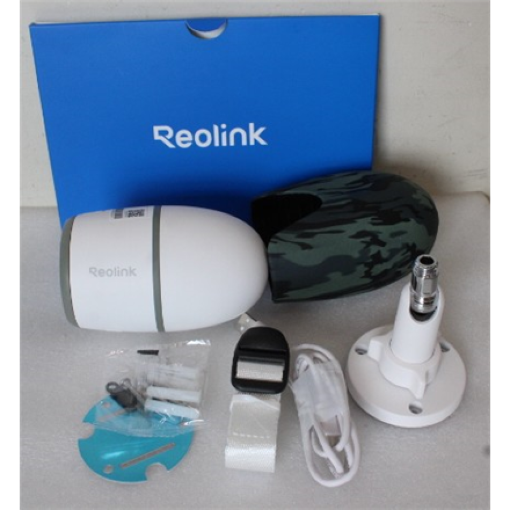 SALE OUT. Reolink Go Series G330 2K 4MP 4G LTE Wireless Battery Camera with Person/Vehicle Detection, White , Reolink , Camera , Go Series G330 , 23 month(s) , Bullet , 4 MP , Fixed , IP65 , H.265 , Micro SD, Max. 128GB , UNPACKED, SCRATCHED, WITHOUT PROT