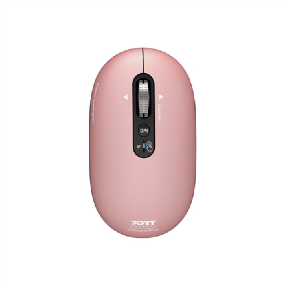 PORT CONNECT Mouse , PURE MAC , Wireless , Bluetooth , Pink