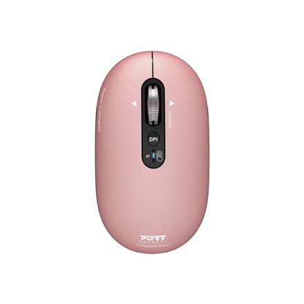 PORT CONNECT Mouse , PURE MAC , Wireless , Bluetooth , Pink
