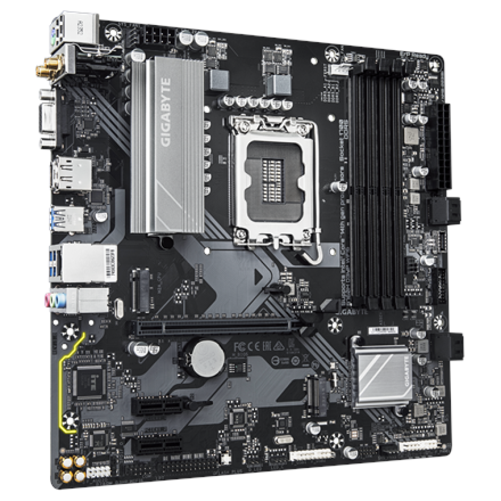Gigabyte B760M D3HP WIFI6 , Processor family Intel , Processor socket LGA1700 , DDR5 , Supported hard disk drive interfaces M.2, SATA , Number of SATA connectors 4