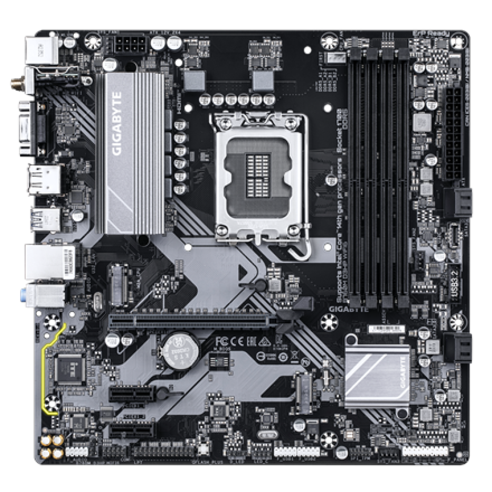 Gigabyte B760M D3HP WIFI6 , Processor family Intel , Processor socket LGA1700 , DDR5 , Supported hard disk drive interfaces M.2, SATA , Number of SATA connectors 4