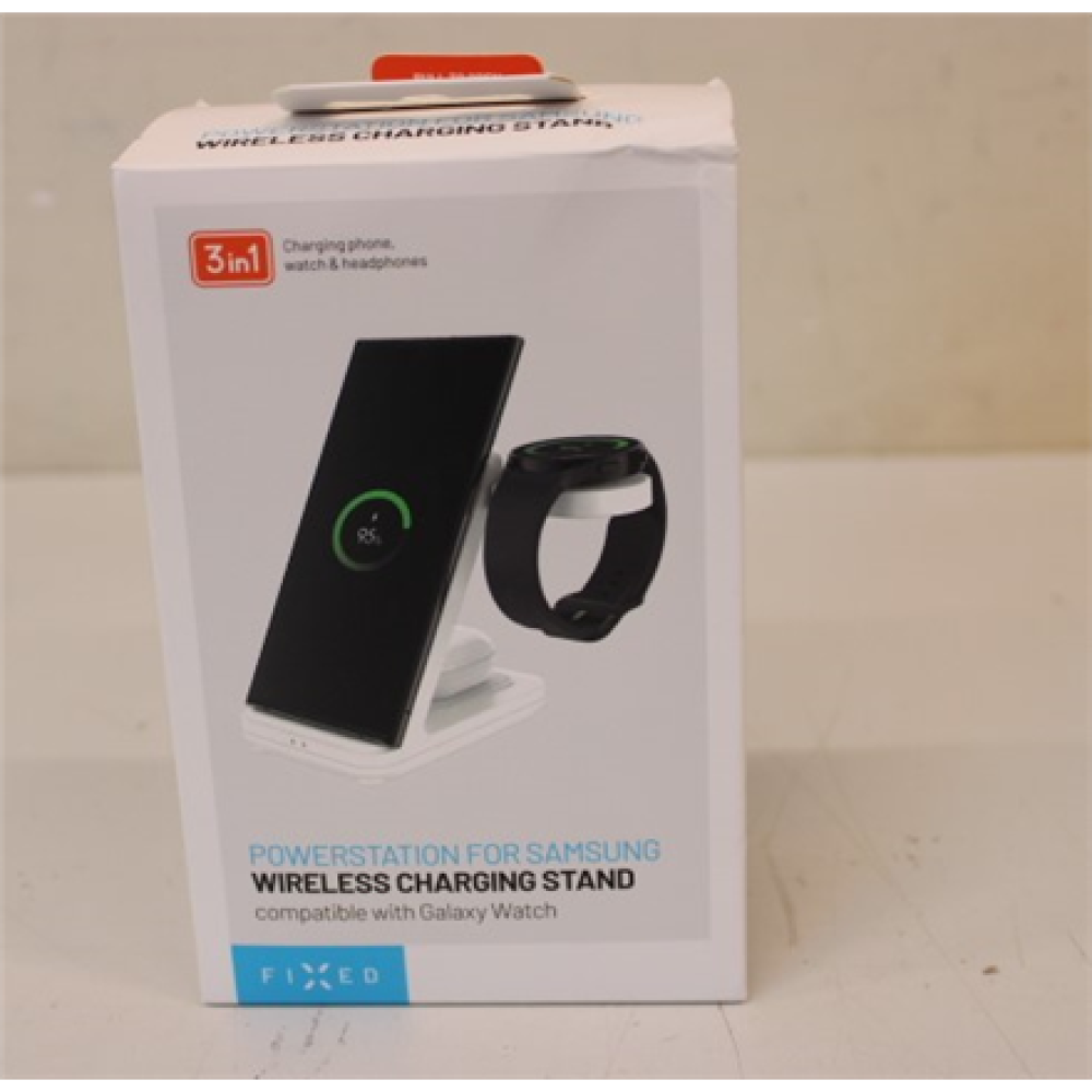 SALE OUT. FIXED Powerstation for Samsung, white , Fixed , Powerstation stand for Samsung , FIXPOS-SA-WH , DAMAGED PACKAGING, DEMO