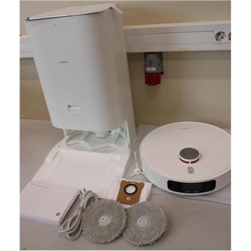 SALE OUT. Xiaomi Robot Vacuum X10+ EU , Xiaomi Robot Vacuum , X10+ EU , Wet&Dry , Operating time (max) 120 min , Lithium Ion , 5200 mAh , Dust capacity 0.35 L , 4000 Pa , White , Battery warranty 22 month(s) , ITEM USED, DIRTY AND SCRATCHED POWER STAT