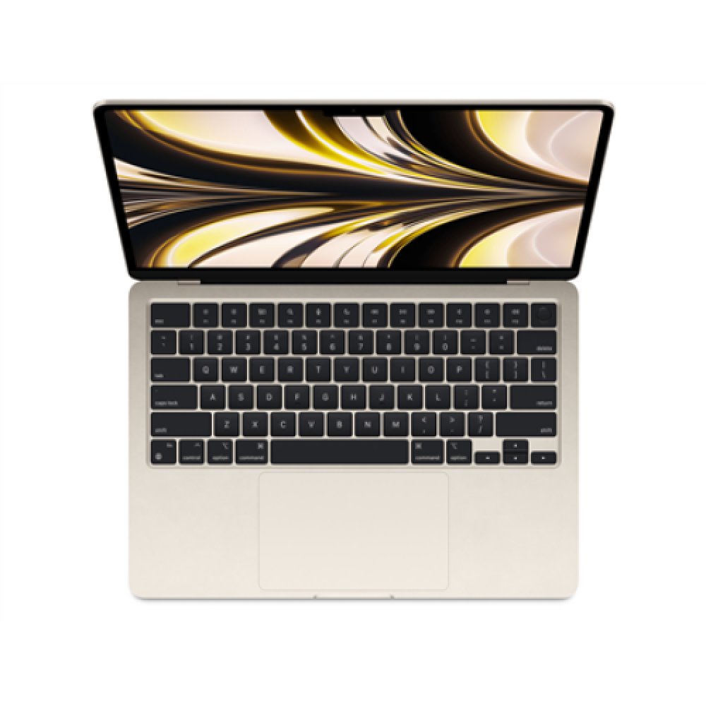 Apple , MacBook Air , Starlight , 13.6 , IPS , 2560 x 1664 , Apple M2 , 8 GB , Solid-state drive capacity 512 GB , Apple M2 10-core GPU , Without ODD , macOS , 802.11ax , Bluetooth version 5.0 , Keyboard language English , Keyboard backlit , Warranty 12 m